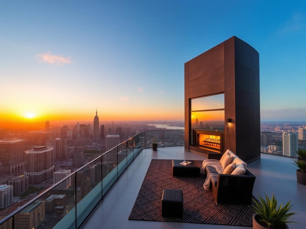Penthouse com vista panorâmica